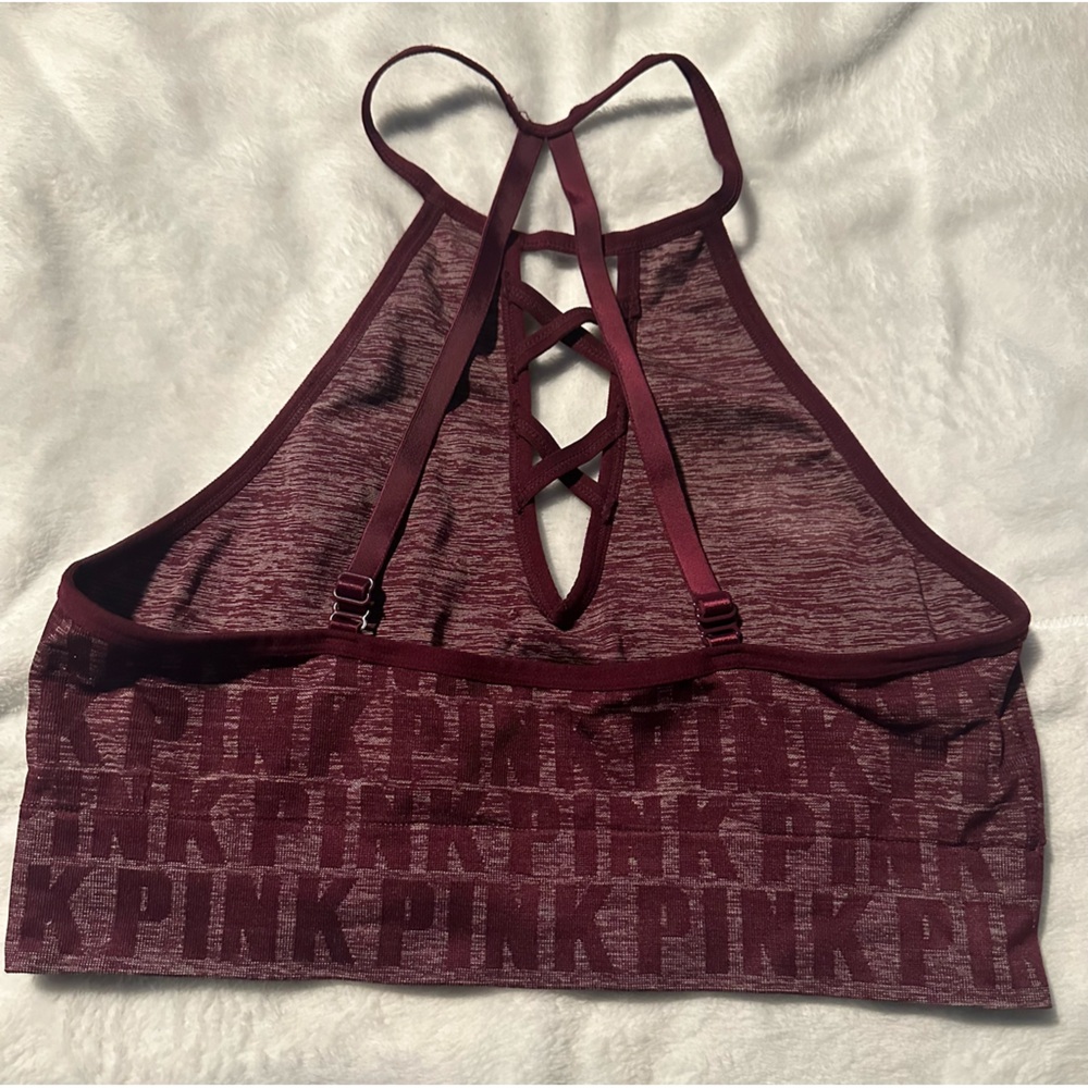 Victoria Secret Pink high neck bra, large in size.